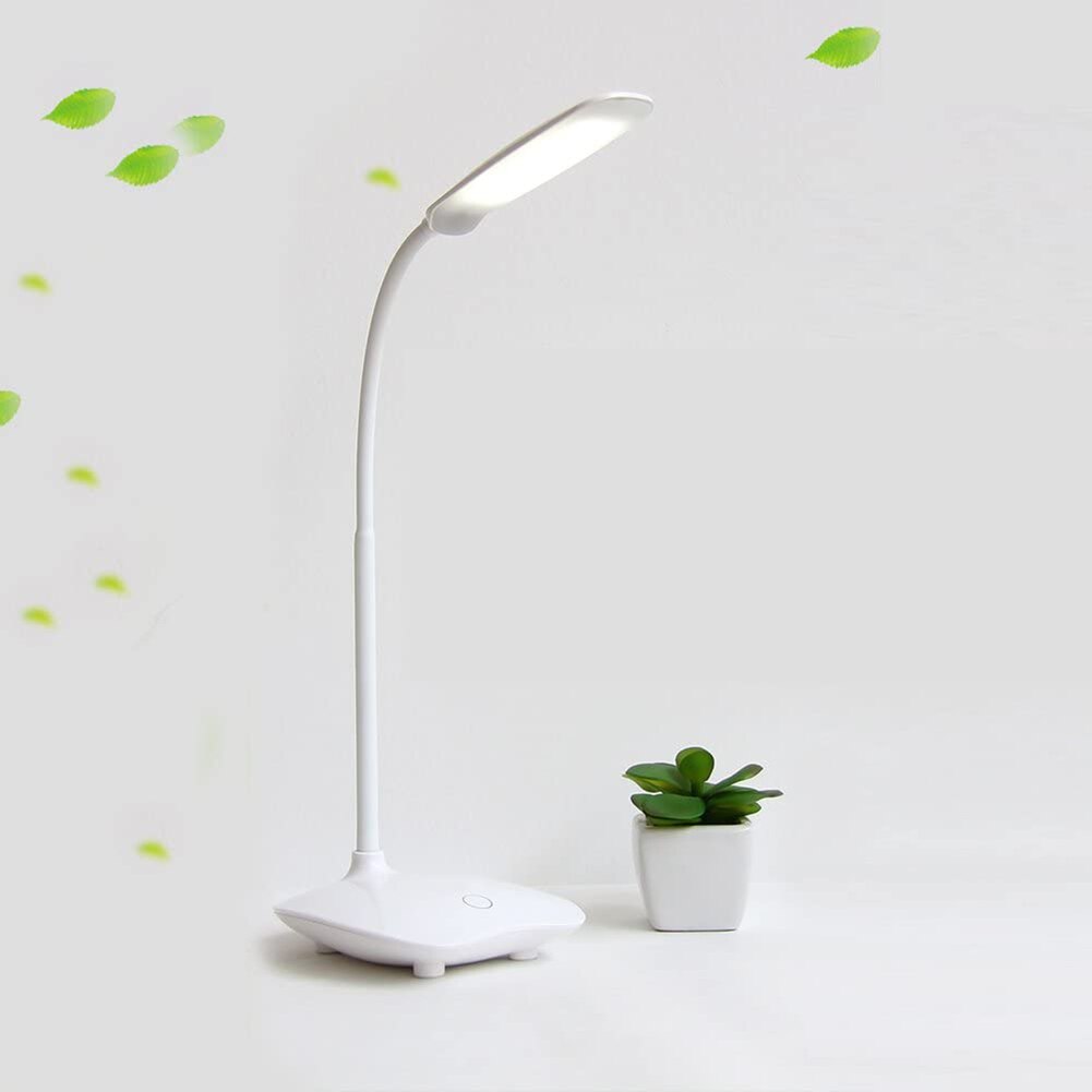 LED Desk Lamp 3-Level Foldable Dimmable Touch Table Light 6500K Portable Night Lamp Reading Eye Protection Light for Office Stud