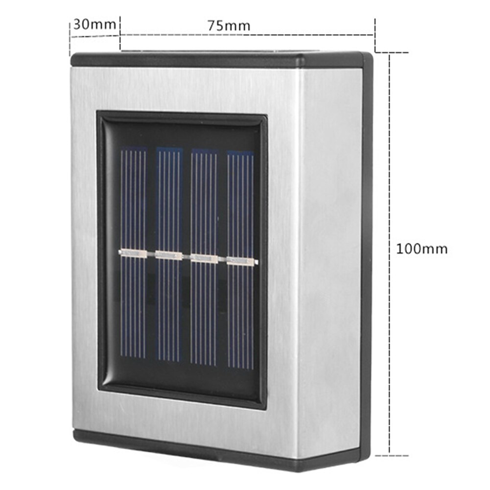 Solar Lamps Outdoor Solar Wall Lamp Light Waterproof Up And Down Garden Decorative Wall Lamp Street Lamps Home Stair Solar Light