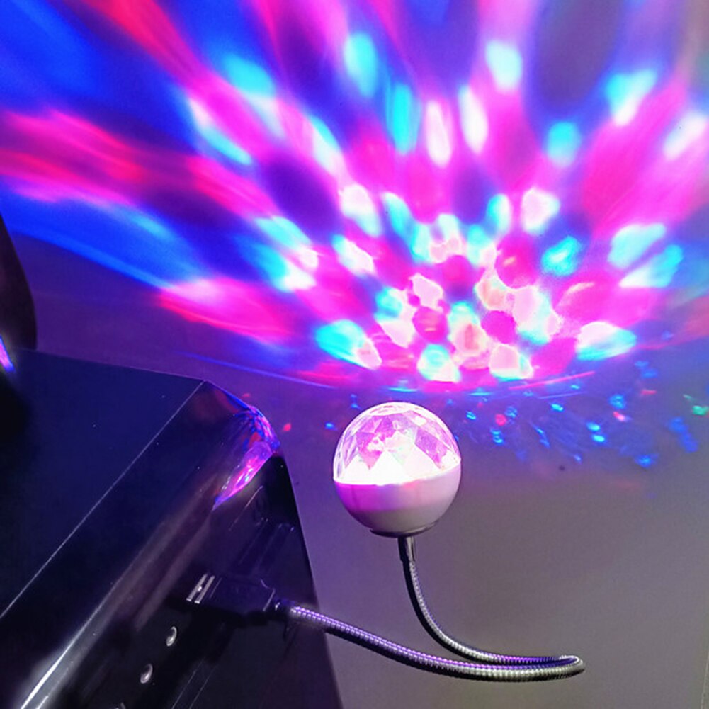 Mini Stage lights Mini RGB Projection lamp Christmas Party Decoration DJ Disco Ball Light Lamps Club LED Magic Effect Projector