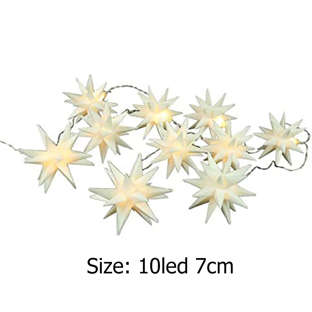 10/20 LED Star Fairy String Lights Christmas Illuminated Lighting Holiday Wedding Party Outdoor Indoor Decoration String Lamps