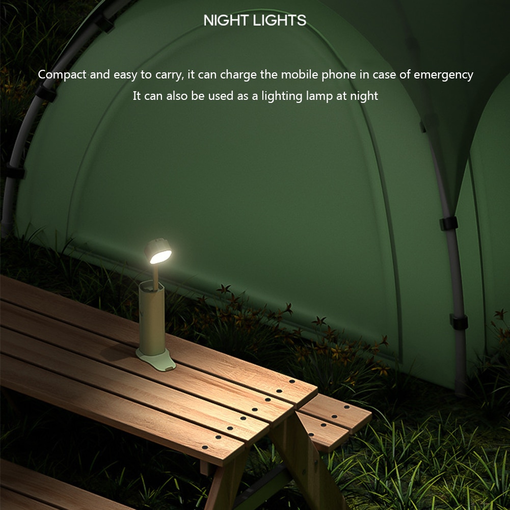 LED Desk Lamp Foldable Eye Protect Study Table Night Light 3 Modes DC 5V USB Charging Portable Outdoor Flashlight Lighting