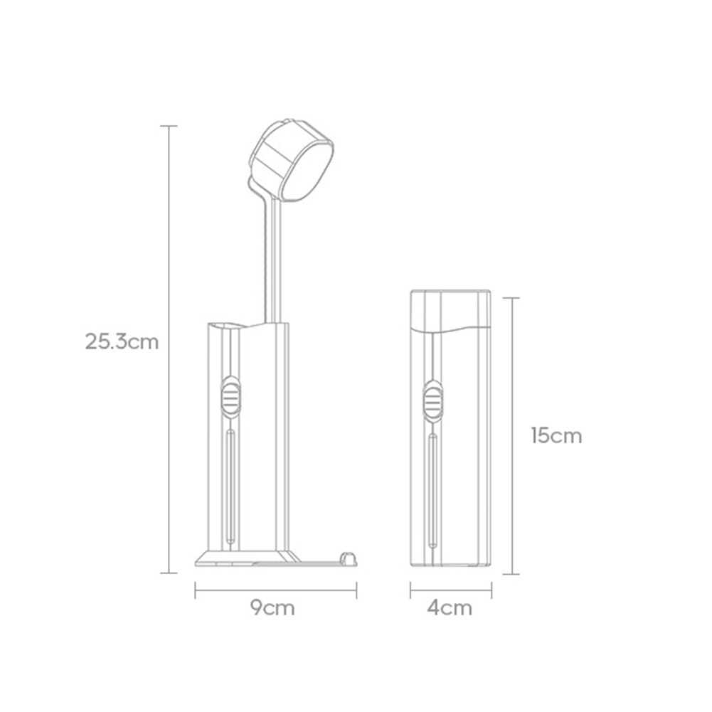 LED Desk Lamp Foldable Eye Protect Study Table Night Light 3 Modes DC 5V USB Charging Portable Outdoor Flashlight Lighting