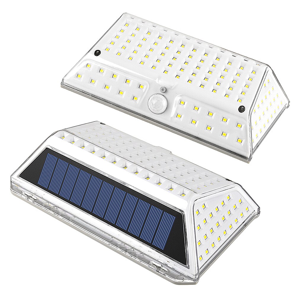 142LED Solar Light Outdoor Wall Lamps PIR Motion Sensor IP65 Waterproof Garden Solar Lamp for Yard Path Patio Street Lights