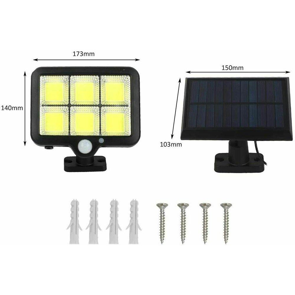 150 LED Solar Light Outdoor Wall Lamp PIR Motion Sensor IP65 Waterproof Garden Solar Lamp For Yard Patio Street Lighting