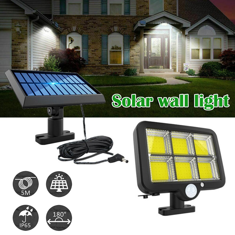 150 LED Solar Light Outdoor Wall Lamp PIR Motion Sensor IP65 Waterproof Garden Solar Lamp For Yard Patio Street Lighting