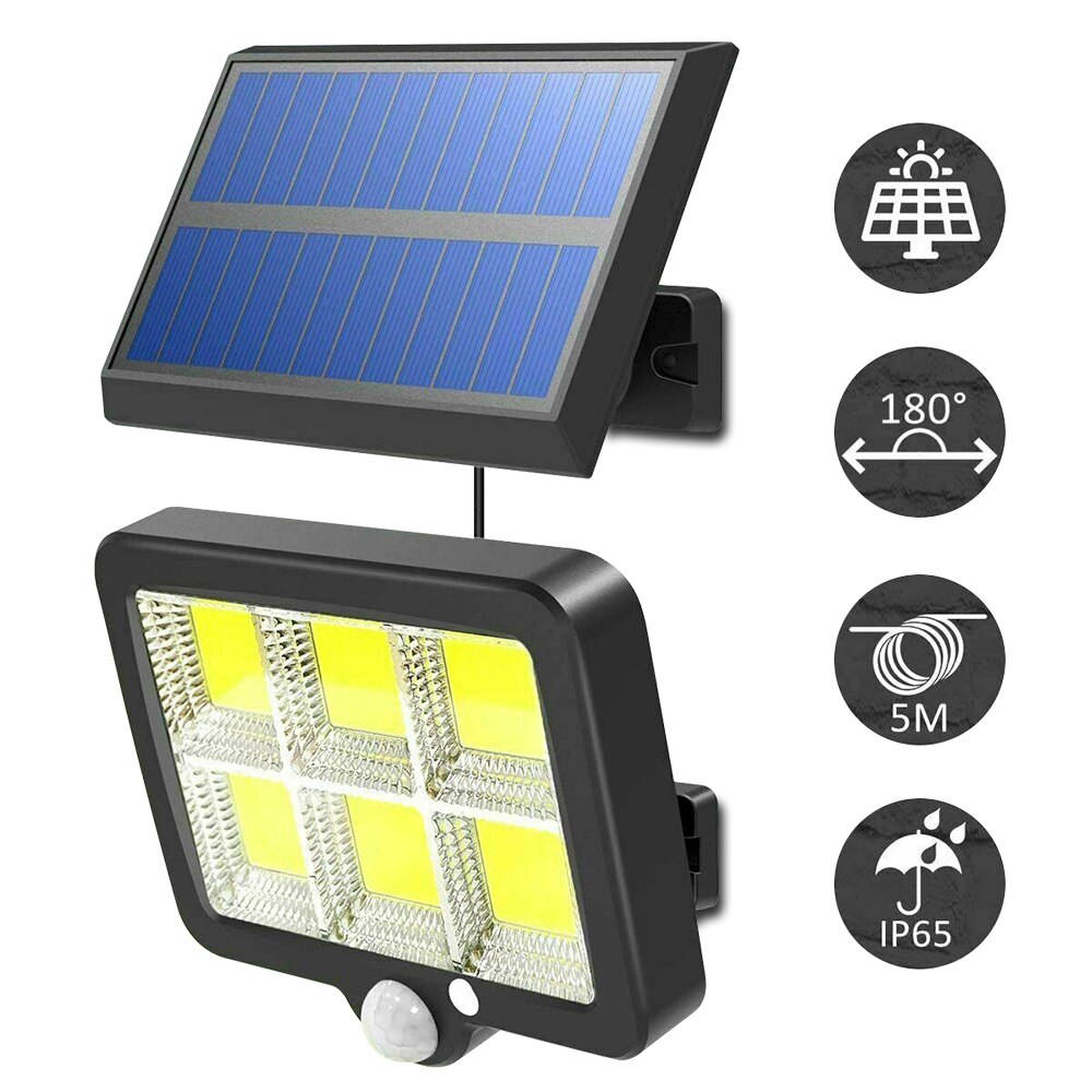 150 LED Solar Light Outdoor Wall Lamp PIR Motion Sensor IP65 Waterproof Garden Solar Lamp For Yard Patio Street Lighting