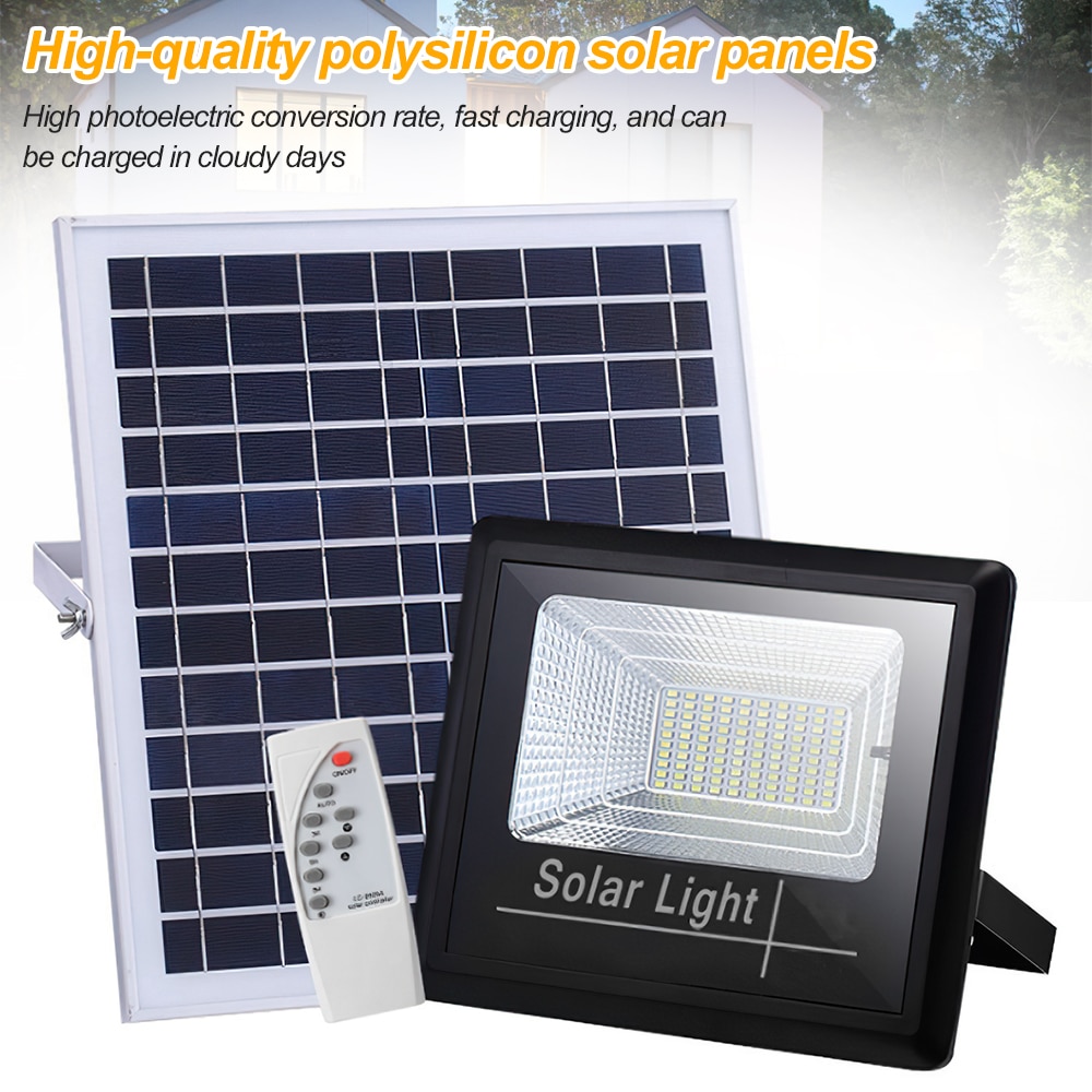 45W Solar Light Outdoor Wall Lamps IP67 Waterproof Street Spotlight For Patio Yard Garden Decoration LED Solar Floodlight