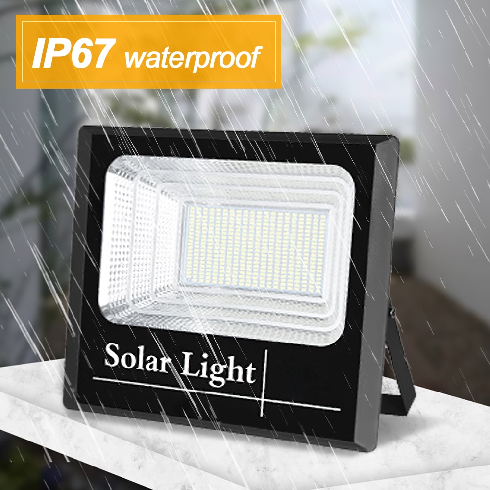 45W Solar Light Outdoor Wall Lamps IP67 Waterproof Street Spotlight For Patio Yard Garden Decoration LED Solar Floodlight