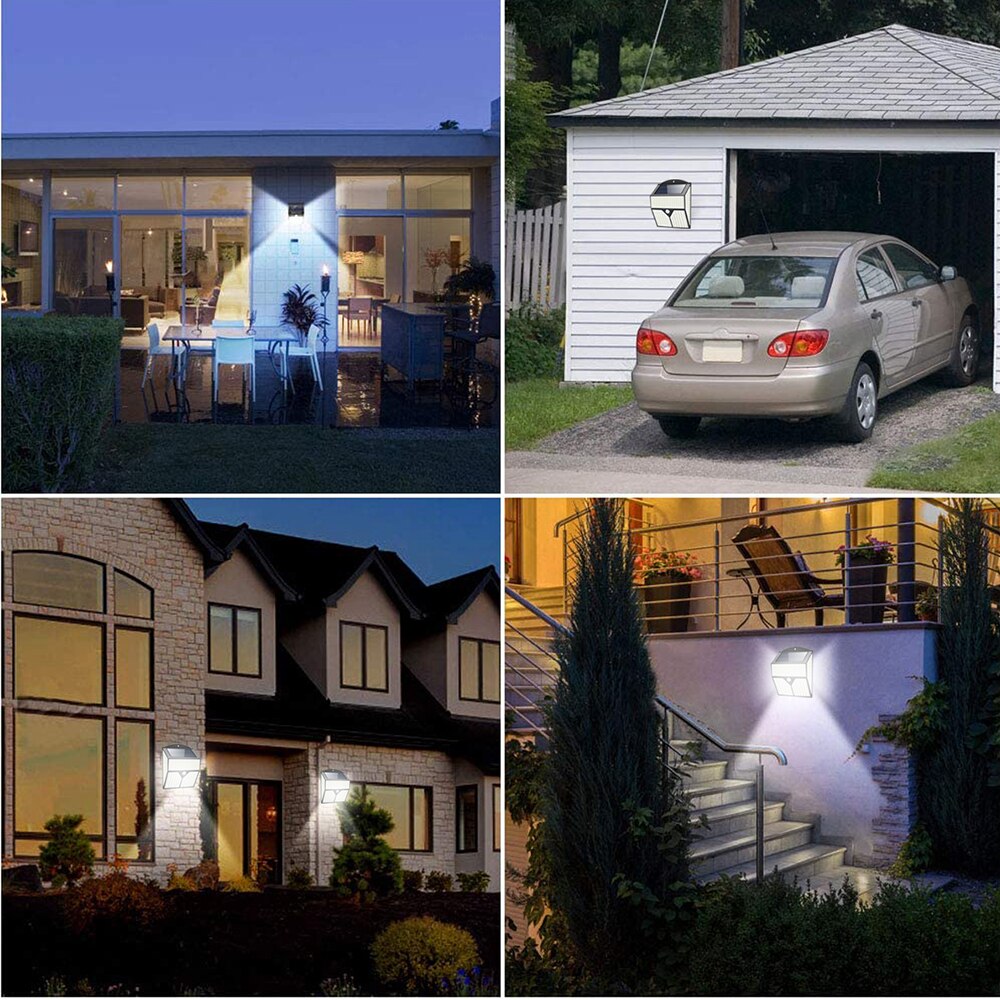 335 LED Solar Light Outdoor PIR Motion Sensor Wall Lamp Waterproof Garden Solar Lamp For Yard Pathway Lighting Street Lights