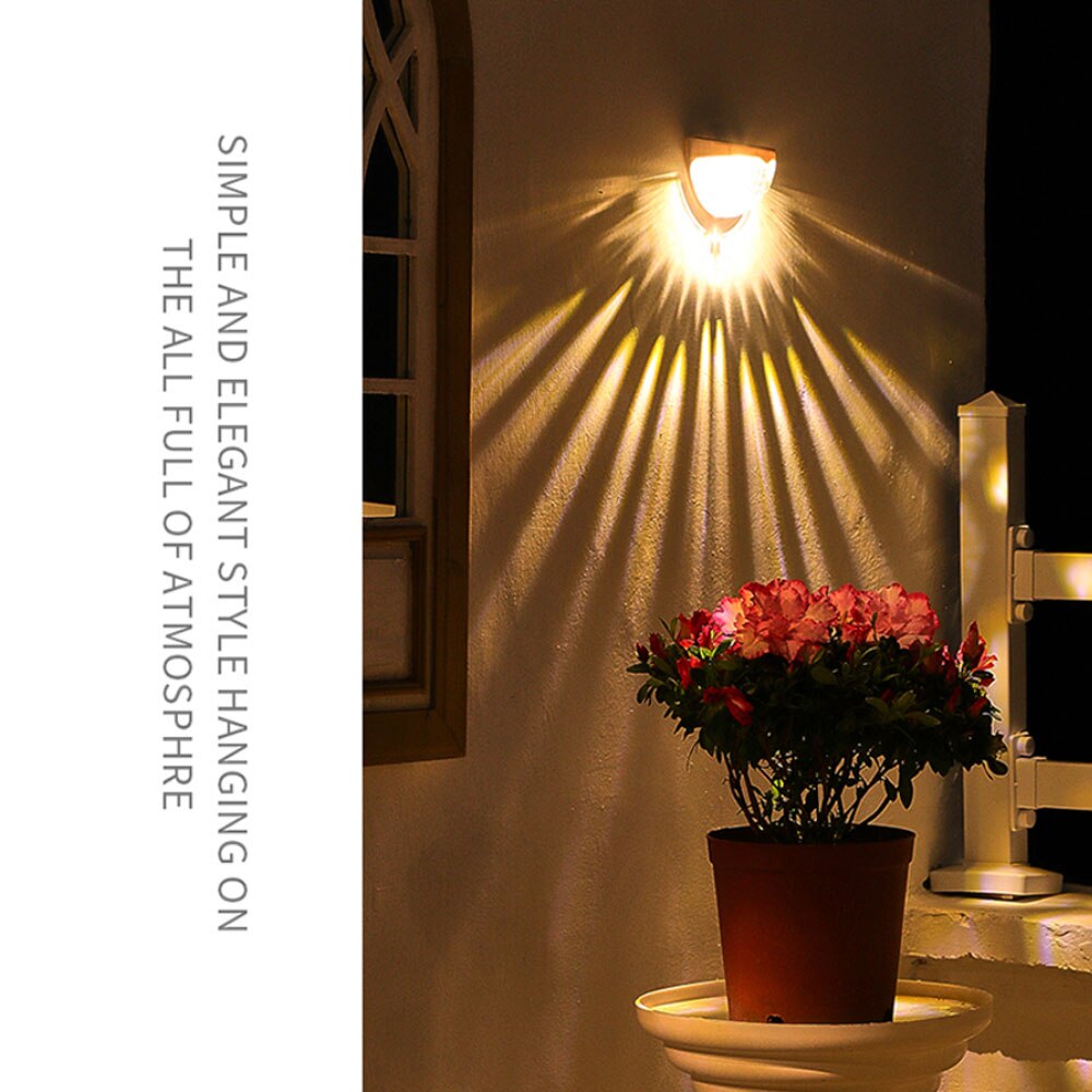 Outdoor Waterproof LED Solar Lights Garden Decoration Lighting Solar Fence Lights Wall Lamp Solar Powered Stairs Deck Lights