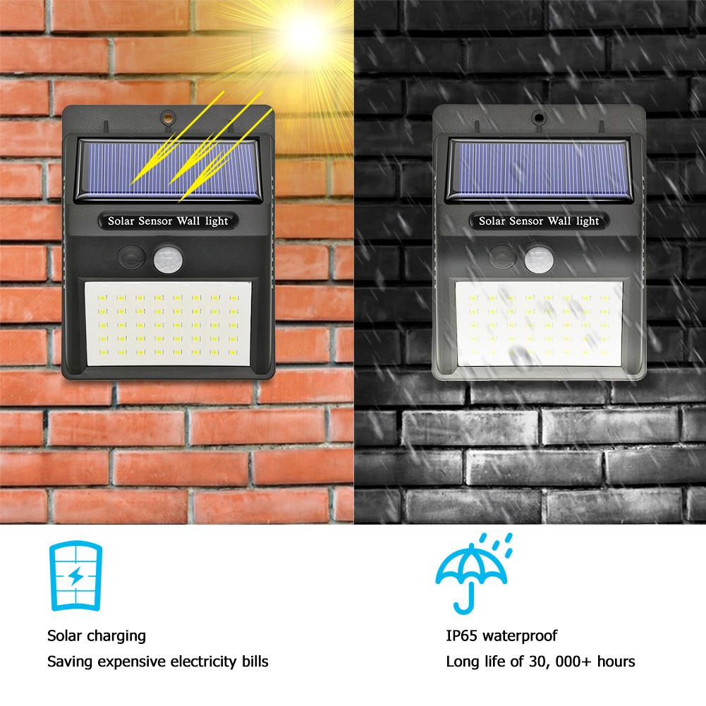 40LED Solar Lamp Motion Sensor Path Yard Street Environmental Protection and Energy Saving Waterproof Landscape Night Light