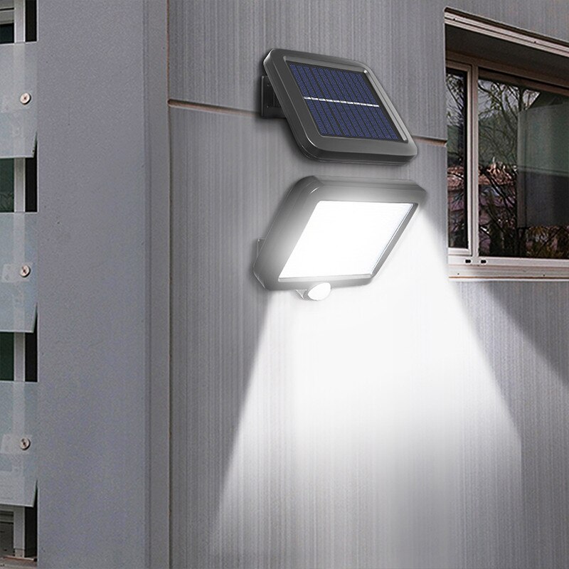 Solar Street Outdoor Wall Lamp PIR Motion Sensor Indoor IP65 Waterproof for Camping Home Garden Yard Decorative Lights 3 Modes