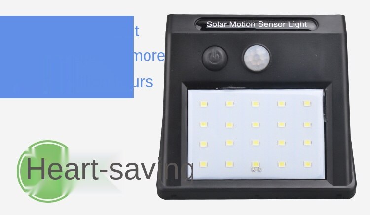 LED Outdoor Solar Courtyard Wall Light Motion Sensor Rechargeable Corridor Waterproof Yard Garden Country House Street Light