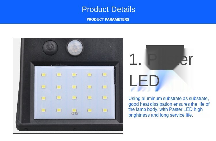 LED Outdoor Solar Courtyard Wall Light Motion Sensor Rechargeable Corridor Waterproof Yard Garden Country House Street Light