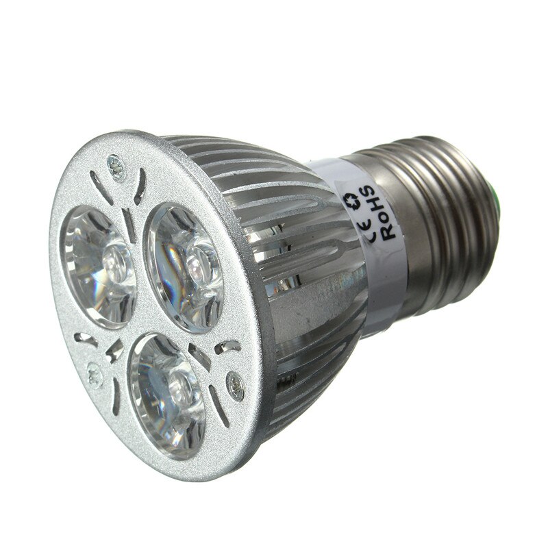 LED Grow Light E27 B22 GU10 3W AC85-265V UV Ultraviolet Purple LED Spotlight Bulb Plant Lamp for Greenhouse Hydroponics System