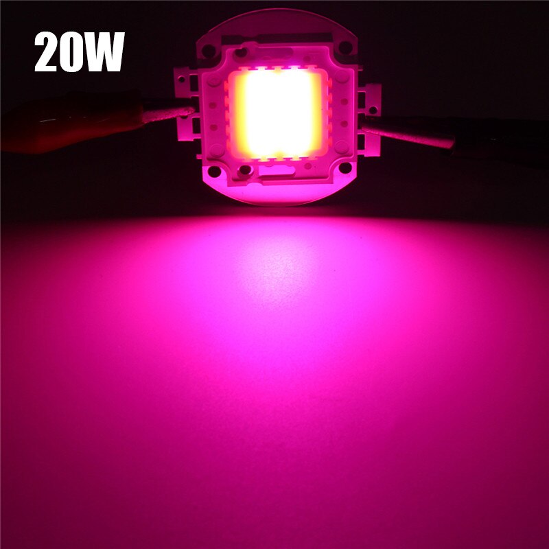 Full Spectrum LED Chip Grow Light 10W 20W 30W 50W 100W High Power 380NM-840NM Growth Lamp Diode for Indoor Plant Seeding