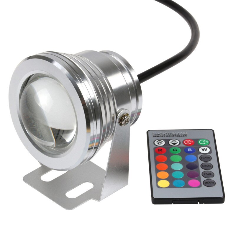 1pcs 10W RGB LED Garden Light Underwater Landscape Lamp Led Light Outdoor Lighting Decoration DC 12V Drop Shipping