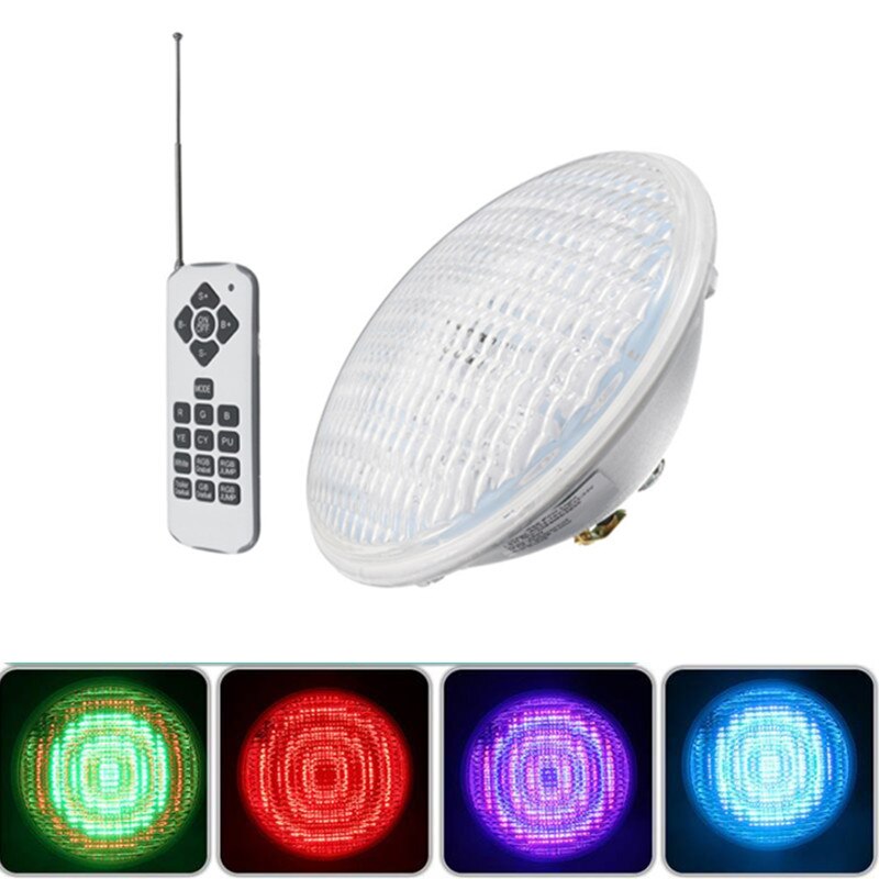 1pcs 36W LED Swimming Pool Light IP68 Waterproof AC12-16V/DC12-24V Outdoor RGB UnderWater Light Pond