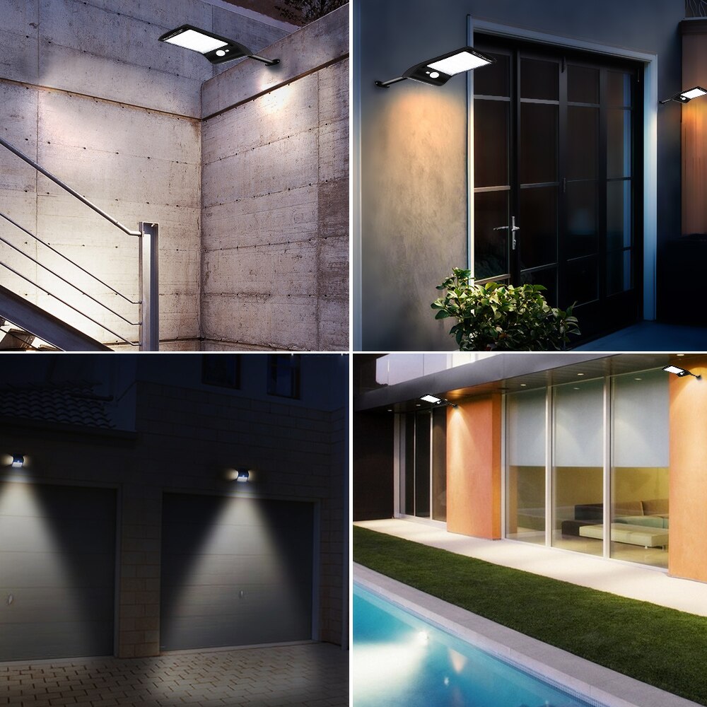 36 LED Wireless Solar Light Outdoor Decor Waterproof PIR Motion Sensor LED Solar Wall Lamp for Outdoor Yard Garden Lamps