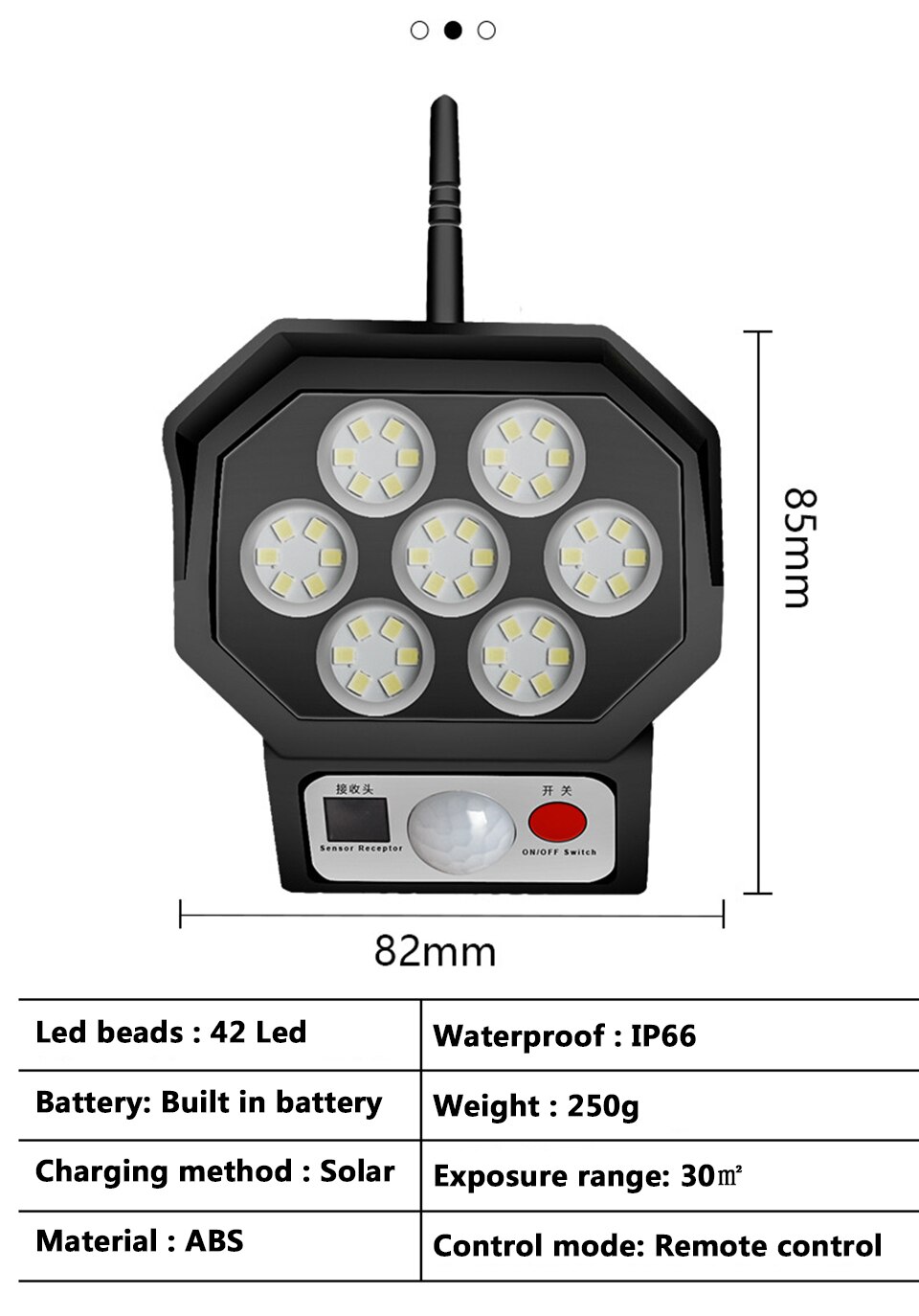 Solar Street Light Monitoring Lamp Fake Camera Body Induction Wall Lamp Outdoor IP66 Waterproof Luses De Patio Solares