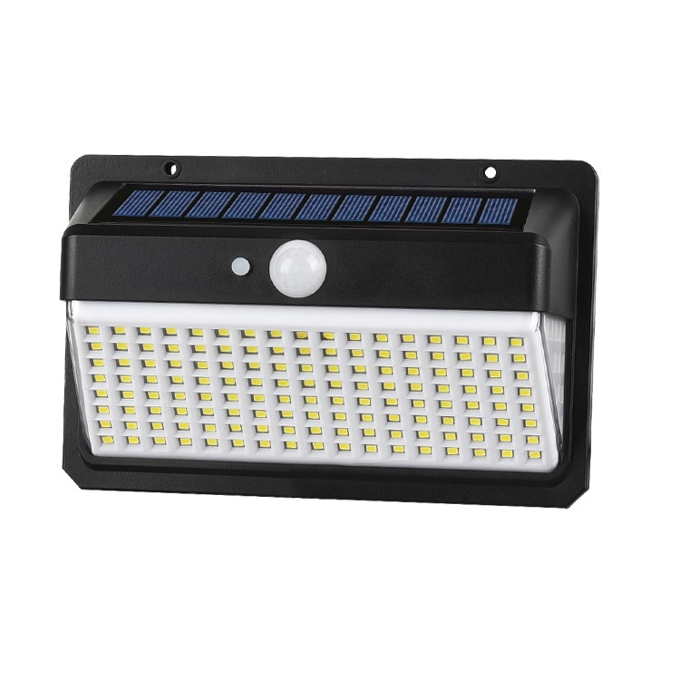 Solar Light Outdoor 158 LED Motion Sensor Wall Lamps Waterproof Emergency Light Suitable for Garden Front Door Garage Fence