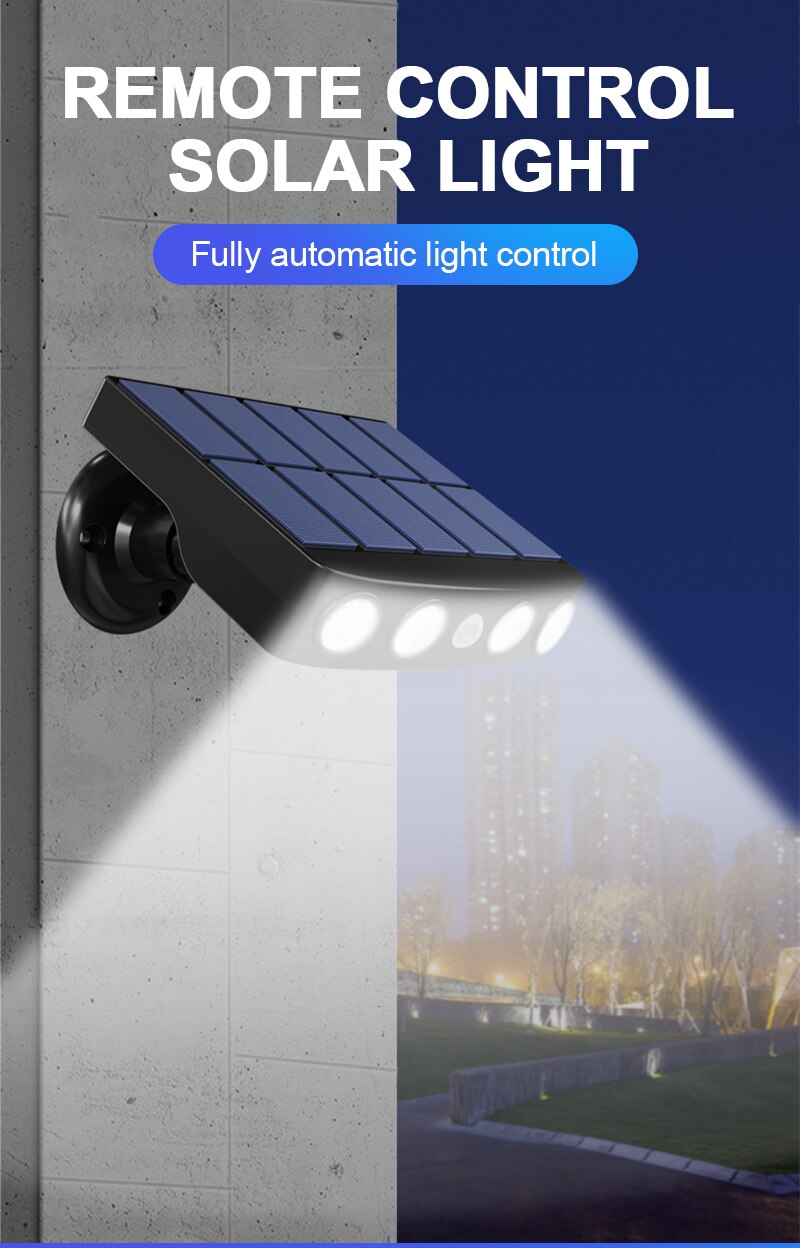 Intelligent Solar Light Motion Sensor Outdoor Waterproof Garden LED Solar Lamp Wall Light for Garden Path Street Led Spotlights