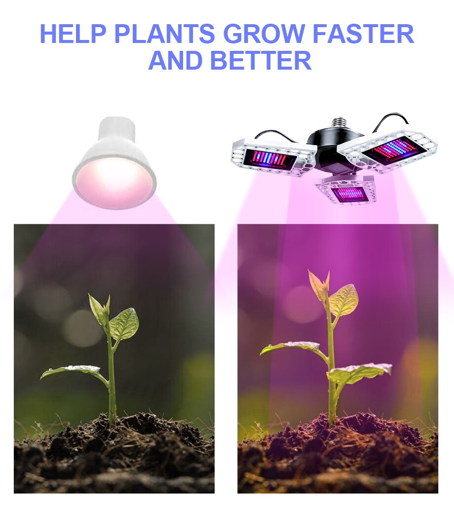 LED Phyto Lamp E27 100W 200W 300W Full Spectrum LED Grow Light AC100-277V Horticole for Indoor Seedlings Flower Grow Tent Box