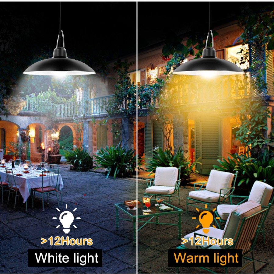 Solar Shed Lights Outdoor Indoor 16 LED Solar Pendant Light Lamp For Camping Waterproof Lighting For Garden Yard Decoration