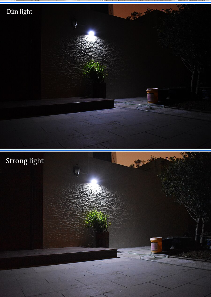 28 LEDS Solar Motion Sensor Light Super Bright Waterproof Outdoor Three Modes Security Separable Night Lamp for Garden Wall