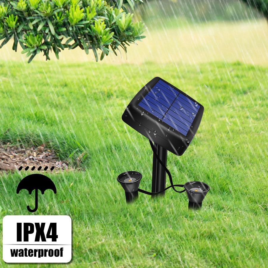 Solar Ground Lights Waterproof Solar Light Decoration Lighting For Flower Beds Lawns Courtyards Potted Plants