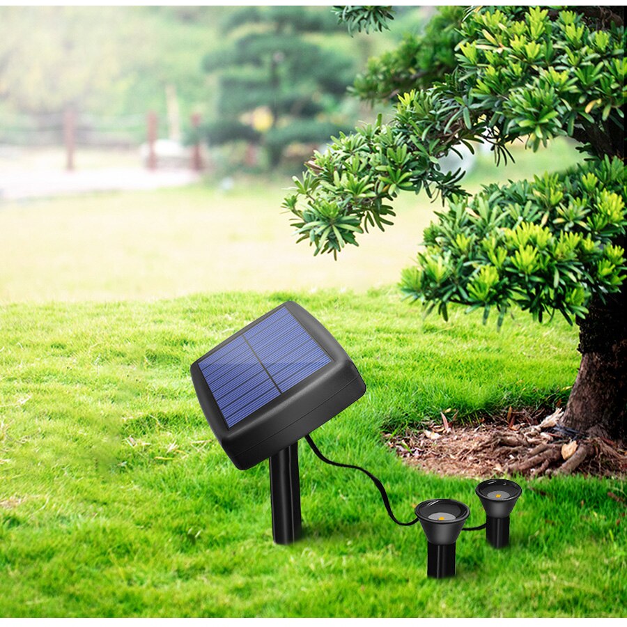 Solar Ground Lights Waterproof Solar Light Decoration Lighting For Flower Beds Lawns Courtyards Potted Plants