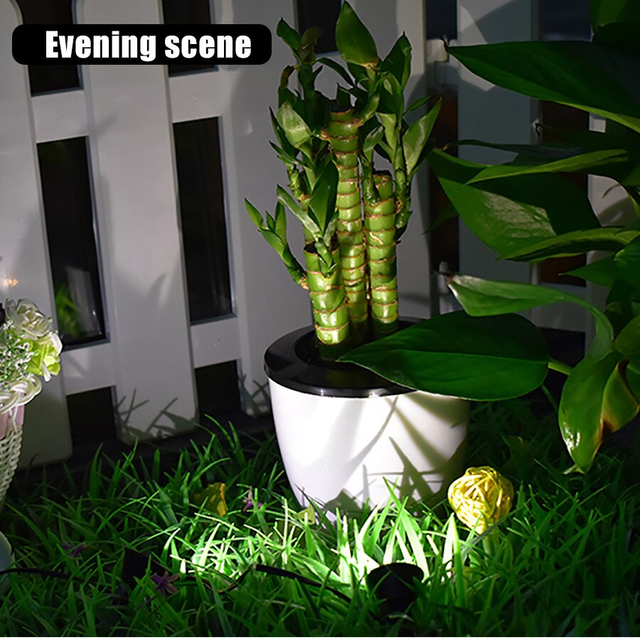 Solar Ground Lights Waterproof Solar Light Decoration Lighting For Flower Beds Lawns Courtyards Potted Plants