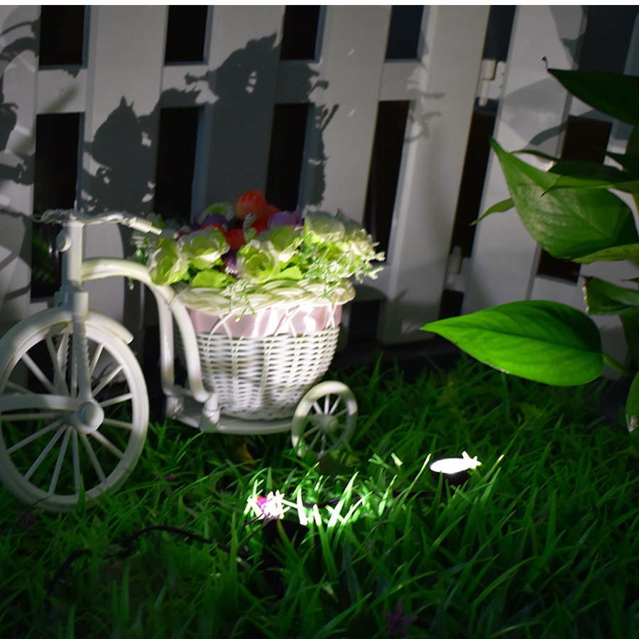 Solar Ground Lights Waterproof Solar Light Decoration Lighting For Flower Beds Lawns Courtyards Potted Plants