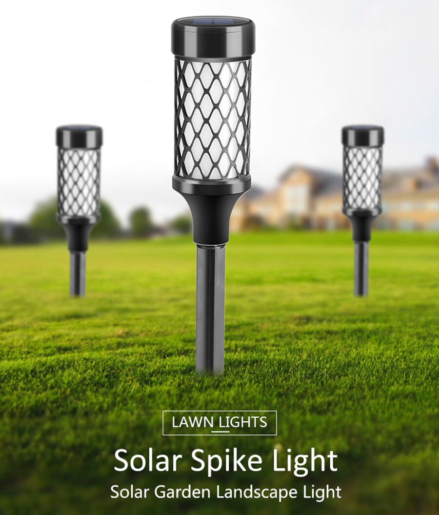 Solar Path Lights Outdoor LED Solar Garden Lamp Wireless Waterproof Landscape Decoration Lighting for Patio Yard Walkway Lawn
