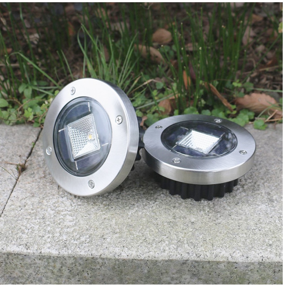 Solar Deck Lights LED Dock Light Step Road Path Lamp Waterproof Security Warning Driveway Lights for Outdoor Fence Patio Yard