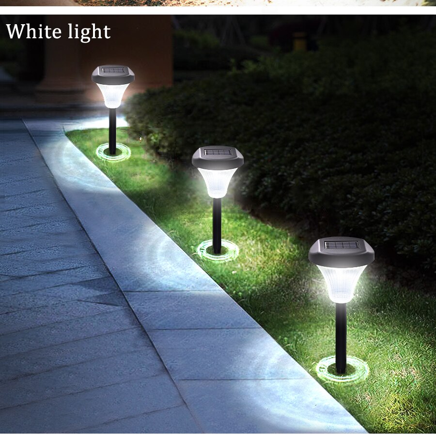 Solar Ground Lights Outdoor Garden Pathway Landscape Driveway Lawn Lamp Underground Lighting Bright Waterproof light