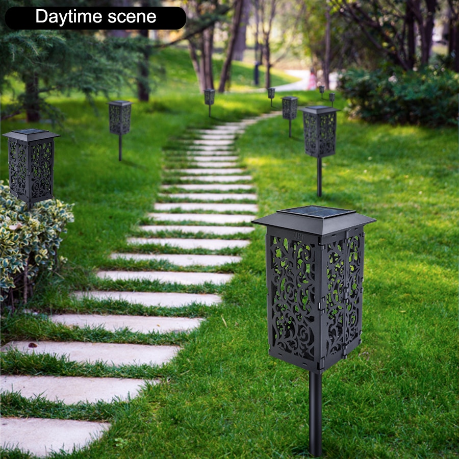 Solar Lights Outdoor Solar Pathway Light with Bigger Solar Panel Longer Working Time IP65 Waterproof for Garden Lawn