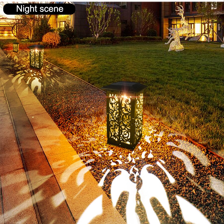 Solar Lights Outdoor Solar Pathway Light with Bigger Solar Panel Longer Working Time IP65 Waterproof for Garden Lawn