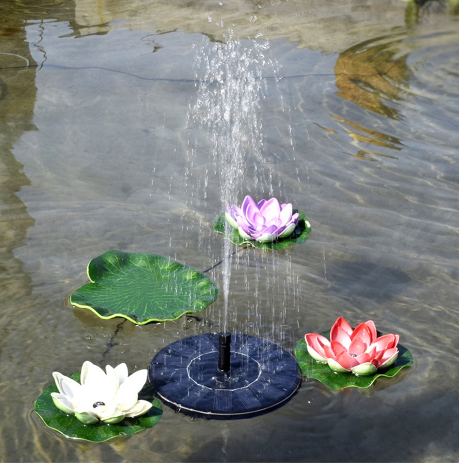 Eco-friendly Solar Powered Sprinkler Water Pump Solar Decorative Fountain For Garden Pond Fish Tank Water-circulation