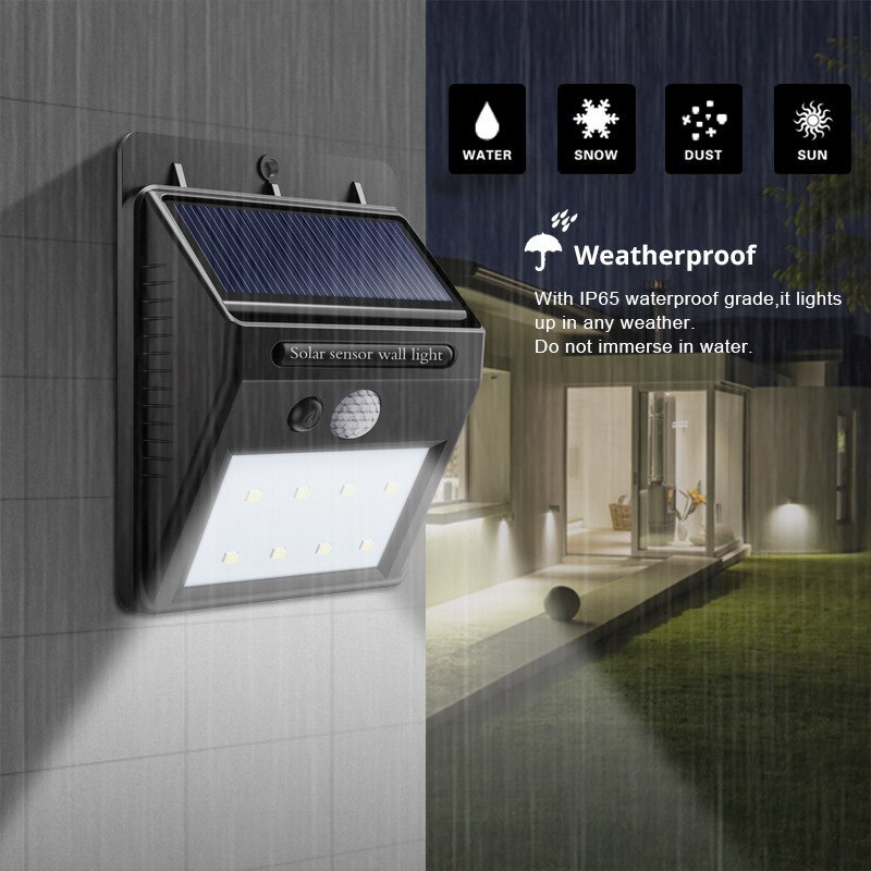 Solar Led Light Outdoor Solar Lamp with Motion Led Sensor Light Solar Powered Sunlight Spotlights for Garden Decor Fairy Garden