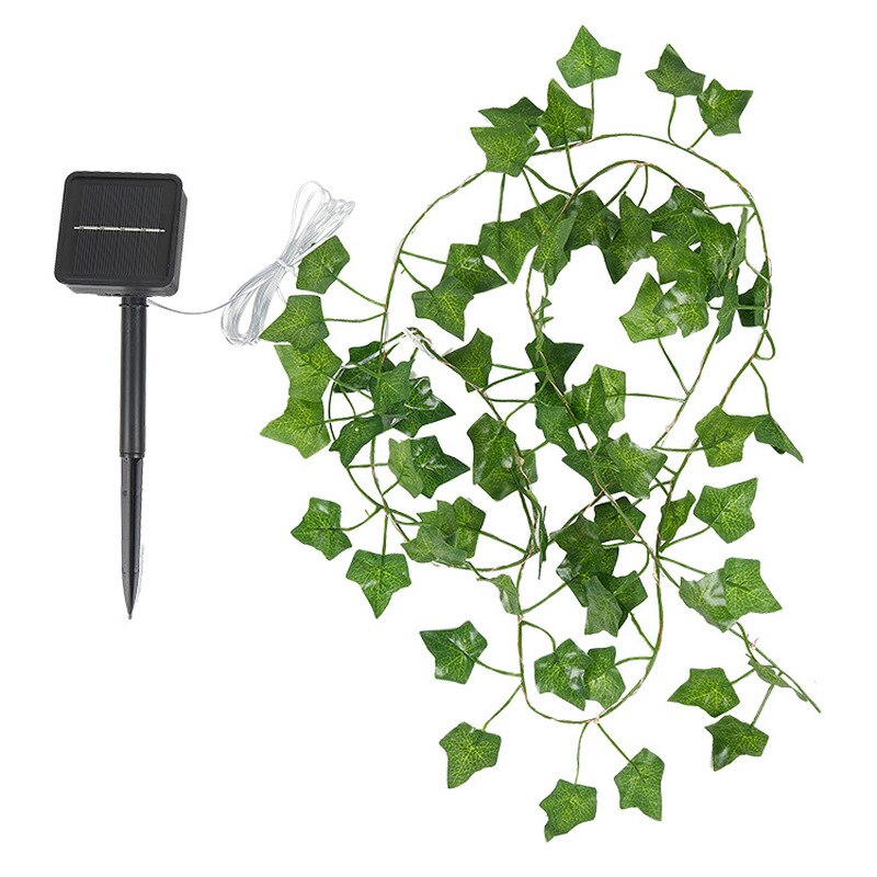 Artificial Plants Solar Led Light Outdoor Lamp Power LED String Fairy Lights Solar Garlands Garden Christmas Decor for Outdoor