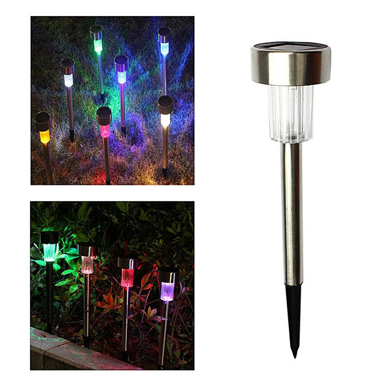 LED Solar Garden Light Outdoor Solar Powered Lamp Lantern Waterproof Landscape Lighting For Pathway Patio Yard Lawn Decoration