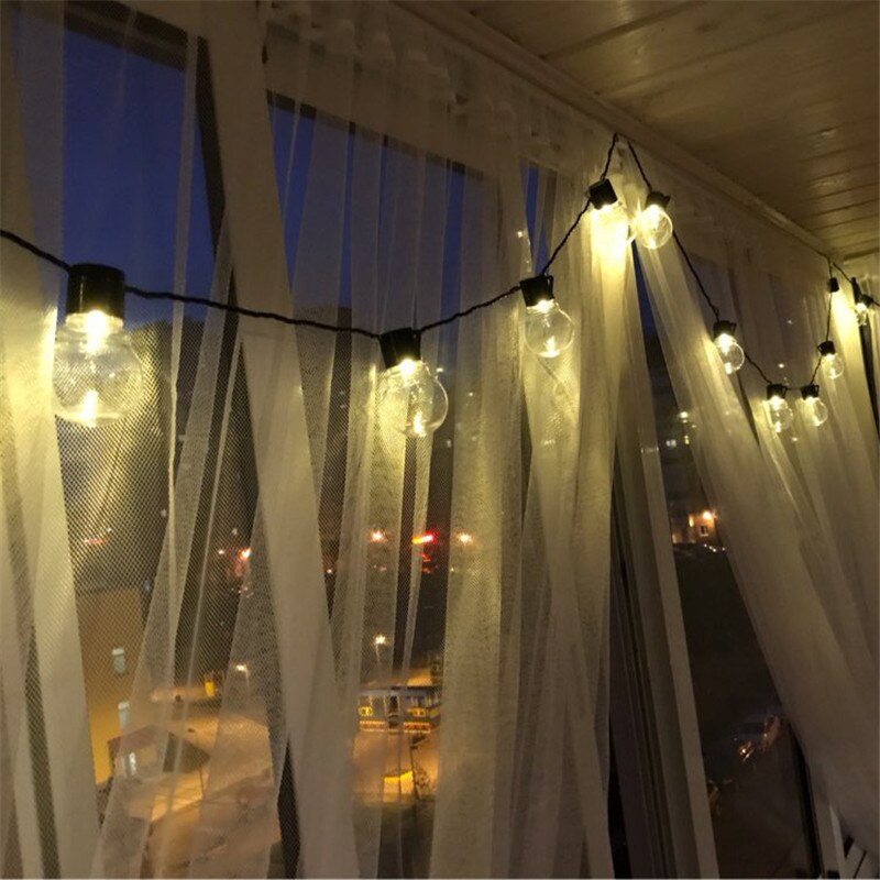 Outdoor Garland Street LED G50 Bulb Energy String Light As New Year Christmas Decoration Lamp for Home Indoor Holiday Lighting