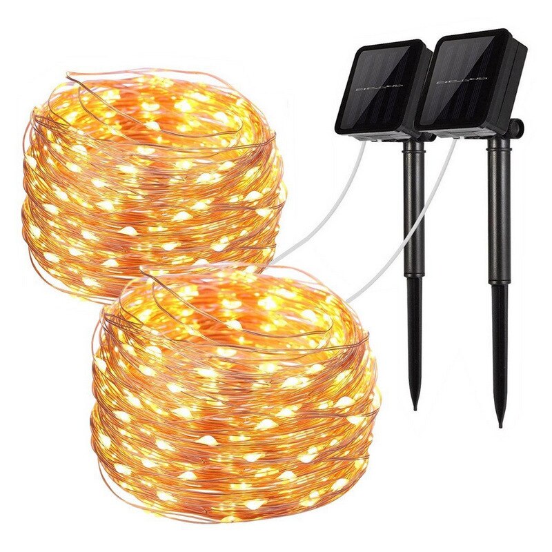 Solar Led Light Outdoor 10m/20m/30m LED Outdoor Solar String Lights for Fairy Holiday Christmas Garland Solar Outdoor Lights