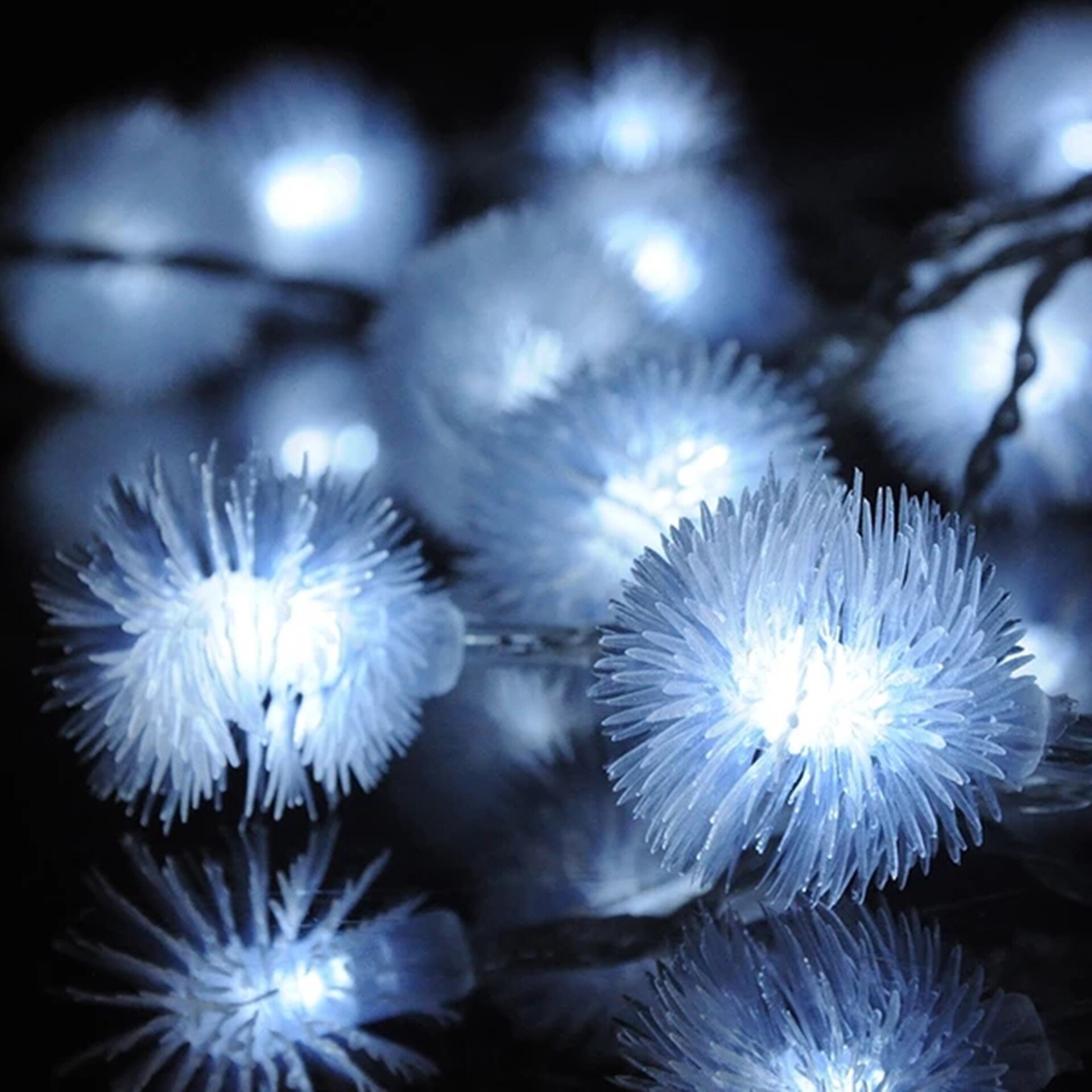 5M/7/12M Dandelion Solar Led Light Outdoor Fairy Lights Christmas Decorations for Home Christmas Lights New Year 2022