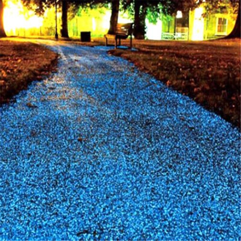 100pcs Glow in the Dark Garden Pebbles Glow Stones Rocks Walkways Garden decoration outdoor Path Patio Lawn Yard Luminous Stones
