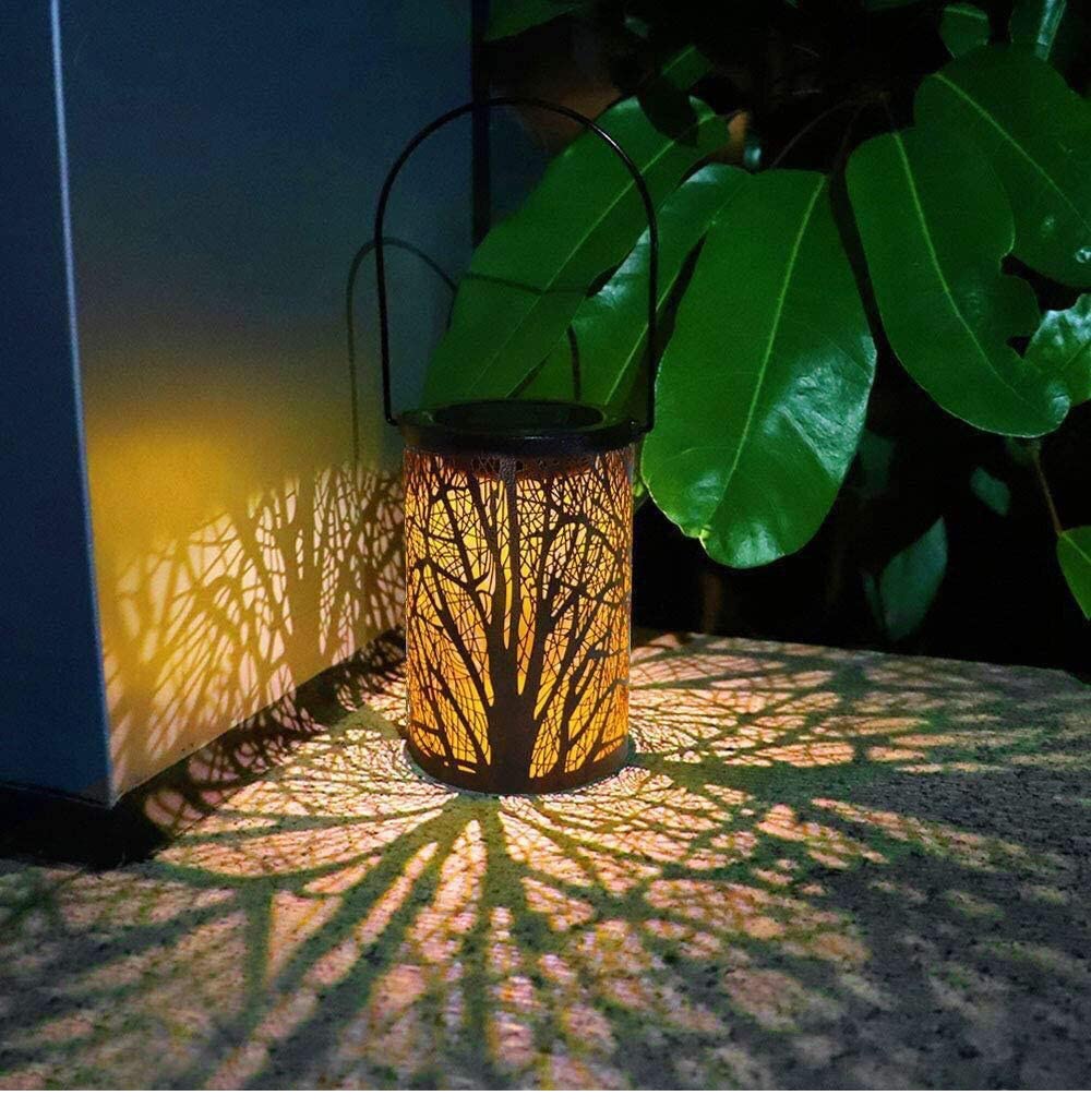 Solar Projection Light Outdoors Solar Tree Branch Lights/Solar Chrysanthemum Light Hanging Solar Lamp Outdoor Decorative Lamp