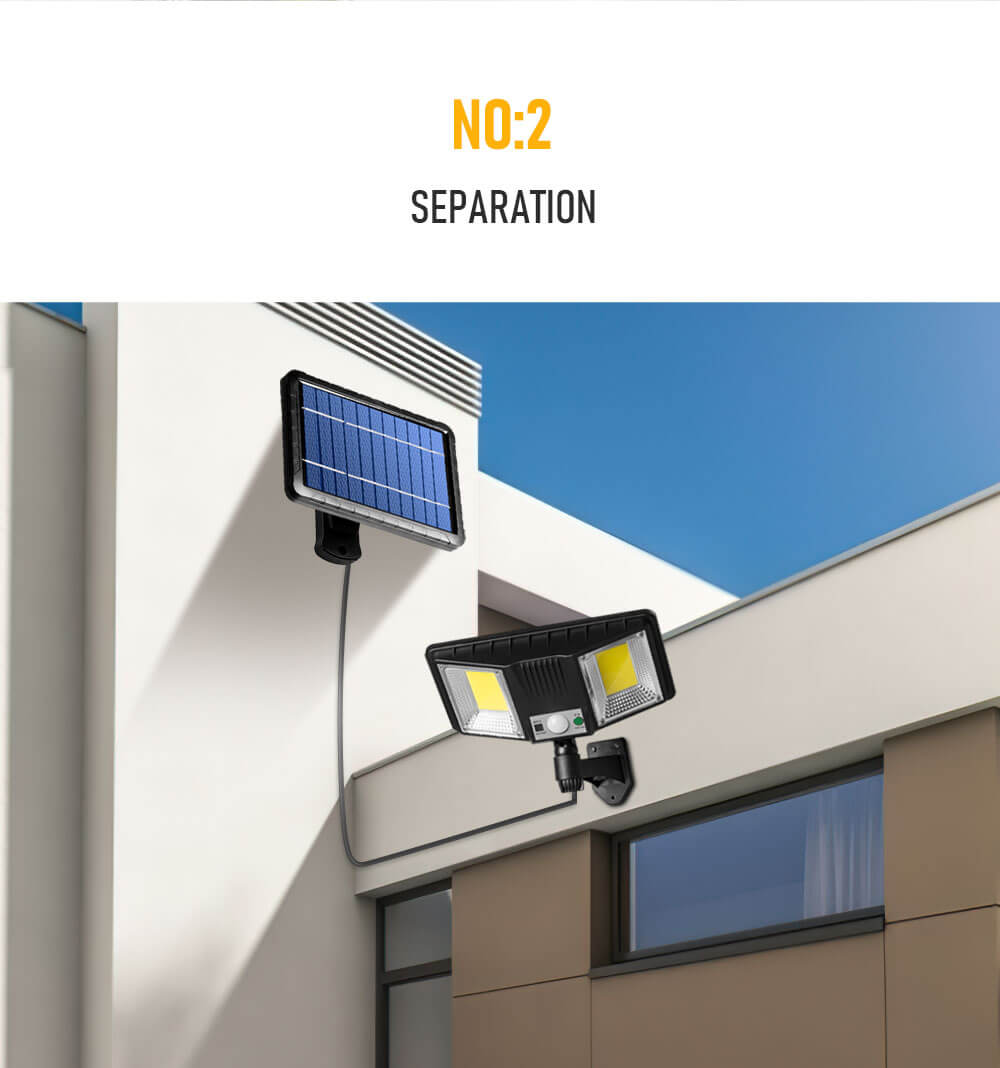 138 168 LED Outdoor Solar Wall Lamp Rotatable Waterproof Solar Light Motion Sensor Induction Super Bright Garage Garden Lights