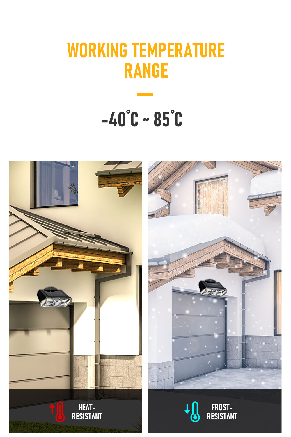 126 LED Outdoor Solar Lights Waterproof Motion Sensor 3 Modes Solar Wall Lamp Garden Security Light for Front Door Yard Garage