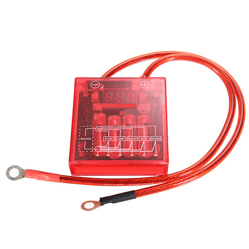 Universal 2 Colors Car Fuel Saver Vehicle Voltage ...